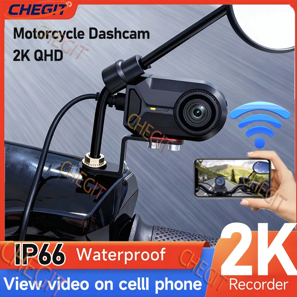 Mountain Biking Images - 2K HD Motocicletta Dash Cam DVR