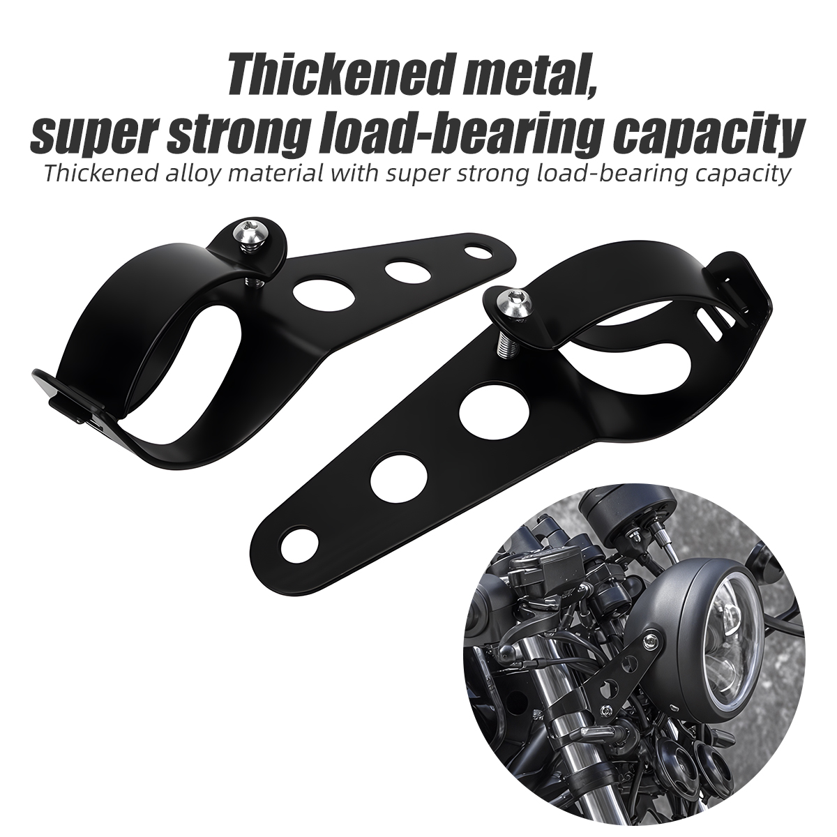 Mountain Biking Las Vegas - Supporto Universale per Faro Moto 28-36mm