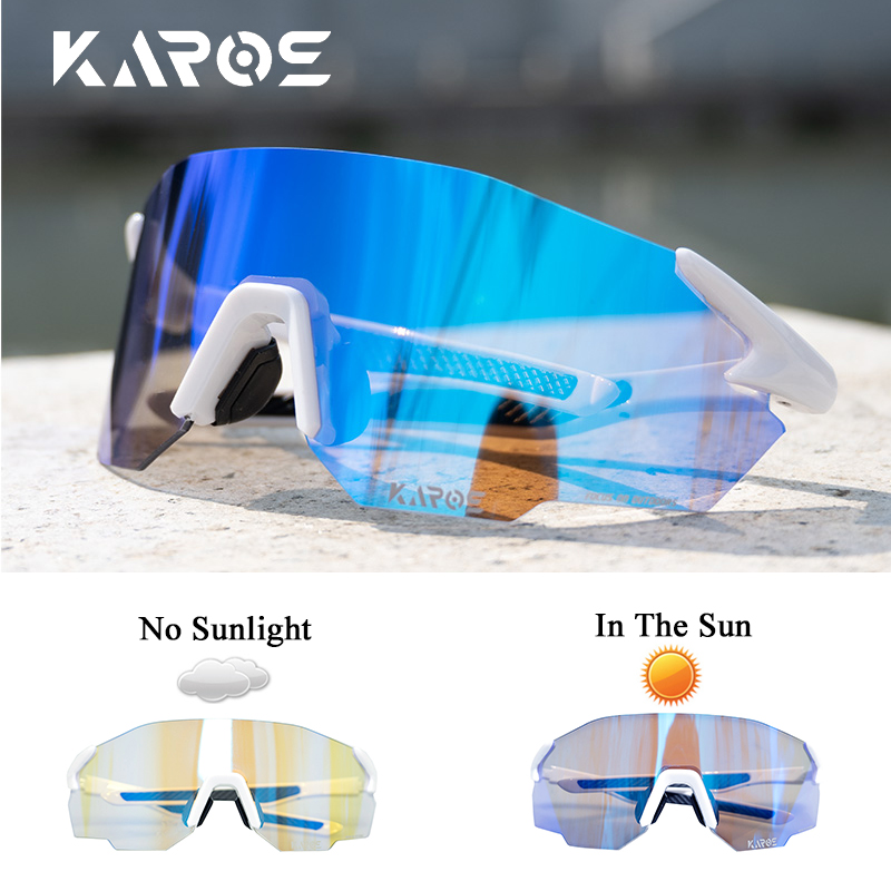 Mountain Biking Sunglasses - KAROS Occhiali da ciclismo fotocromatici MTB