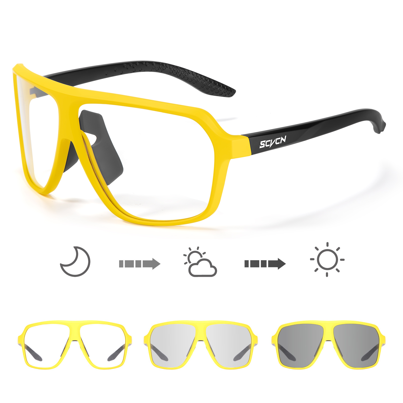 Mountain Biking Sunglasses - Occhiali da Ciclismo SCVCN, Occhiali Sportivi