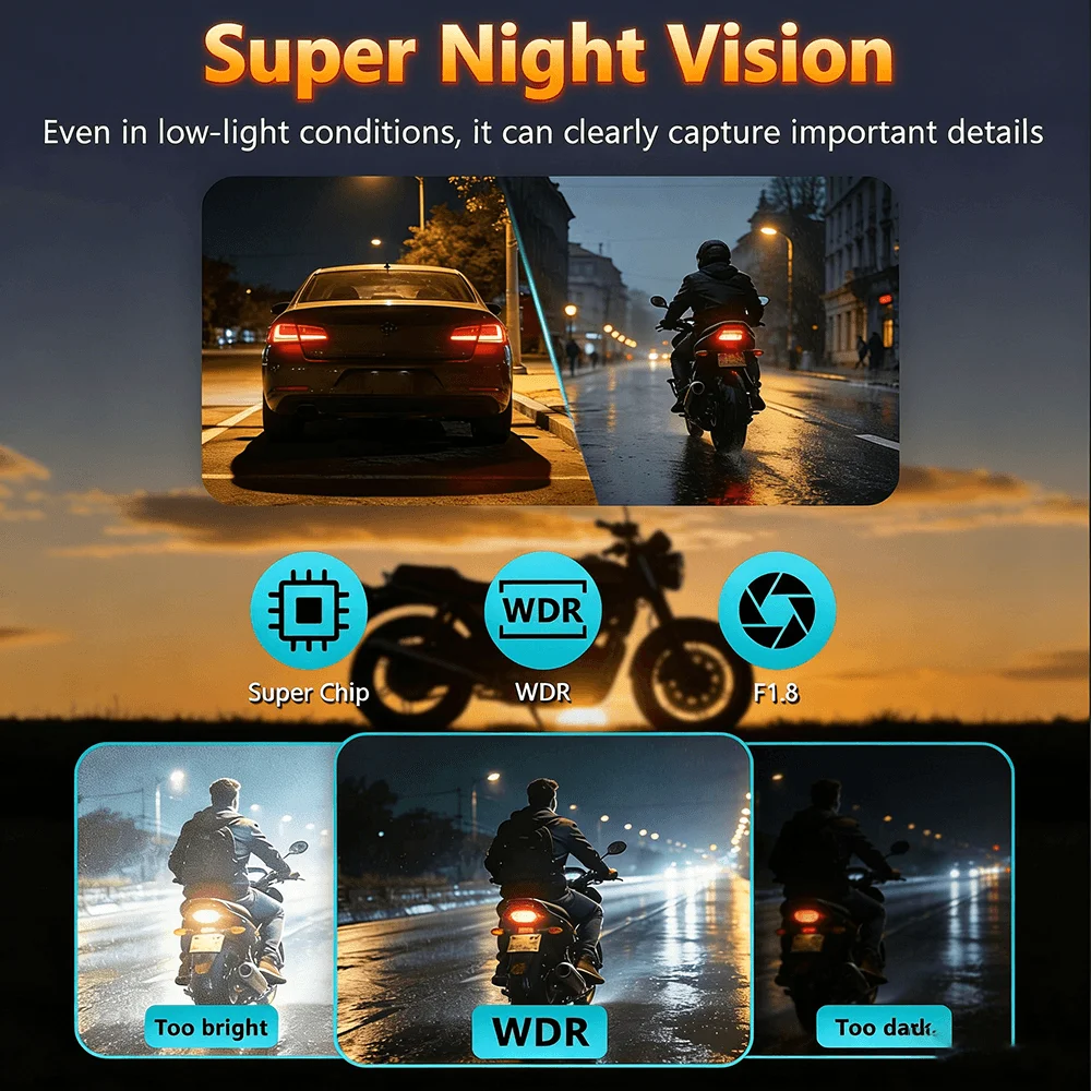 Nuova Dash Cam DVR 2K QHD per  - Mountain Biking Images recensione e prezzo