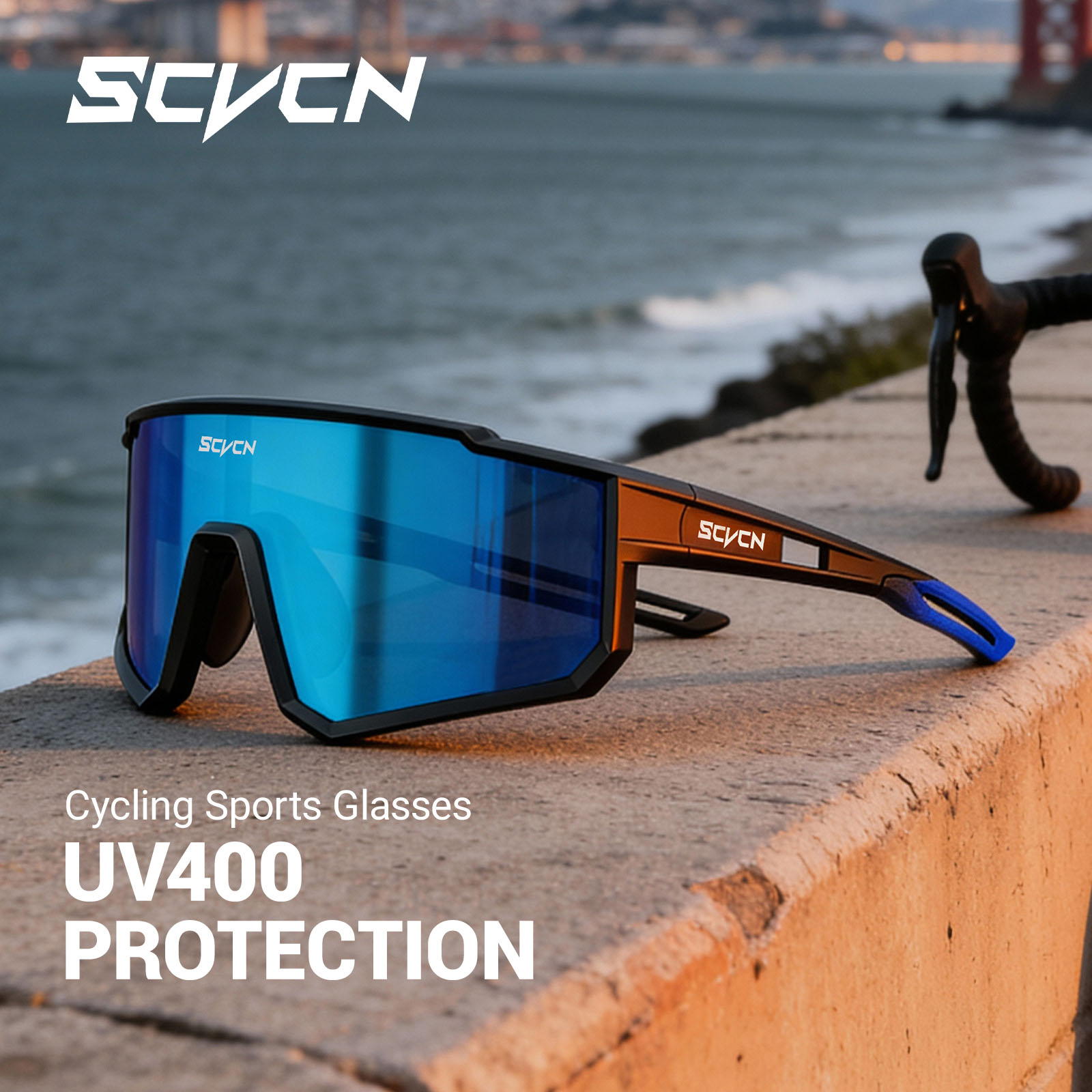 Occhiali da Sole SCVCN UV400 H - Mountain Biking Sunglasses recensione e prezzo