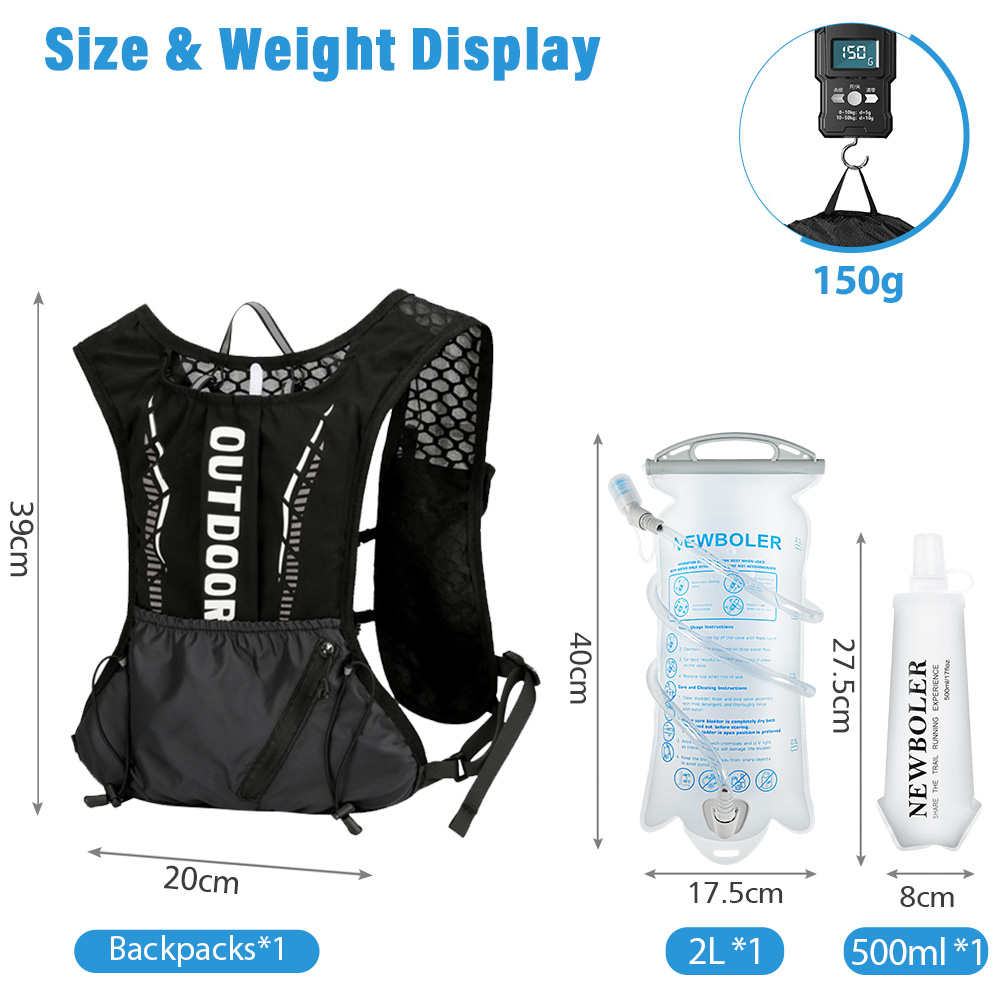 NEWBOLER Borsa da corsa per sp - Mountain Biking Vest recensione e prezzo