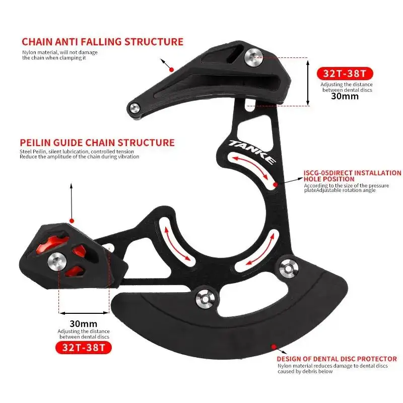 Guida Catena per Bicicletta TA - Chain Guide Iscg recensione e prezzo