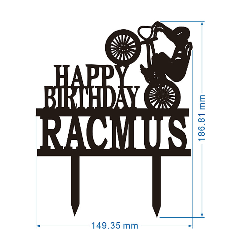 Decorazione per Torta di Compl - Mountain Biking Events recensione e prezzo
