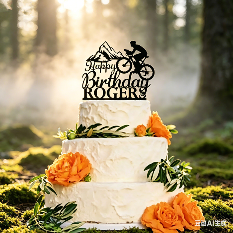 Cake Topper Personalizzato per - Mountain Biking Events recensione e prezzo