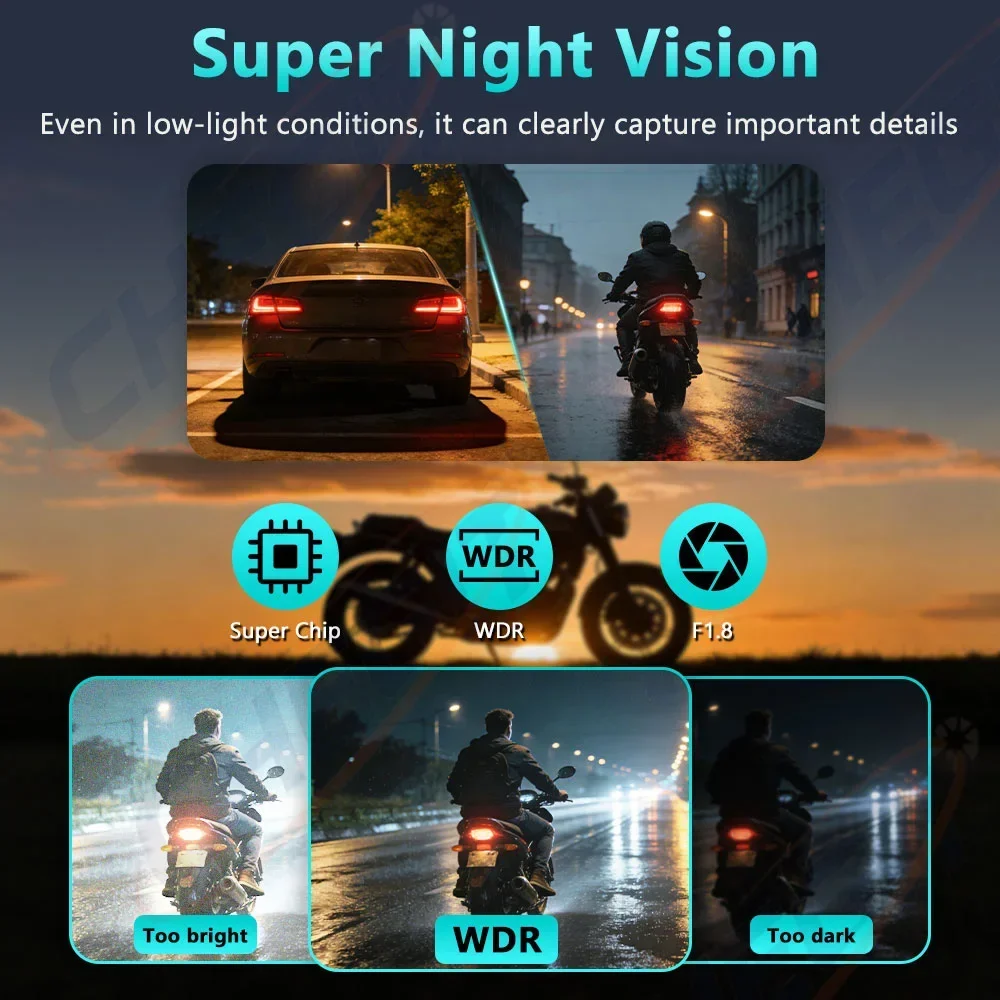 Dashcam per Moto 2K, Telecamer - Mountain Biking Images recensione e prezzo