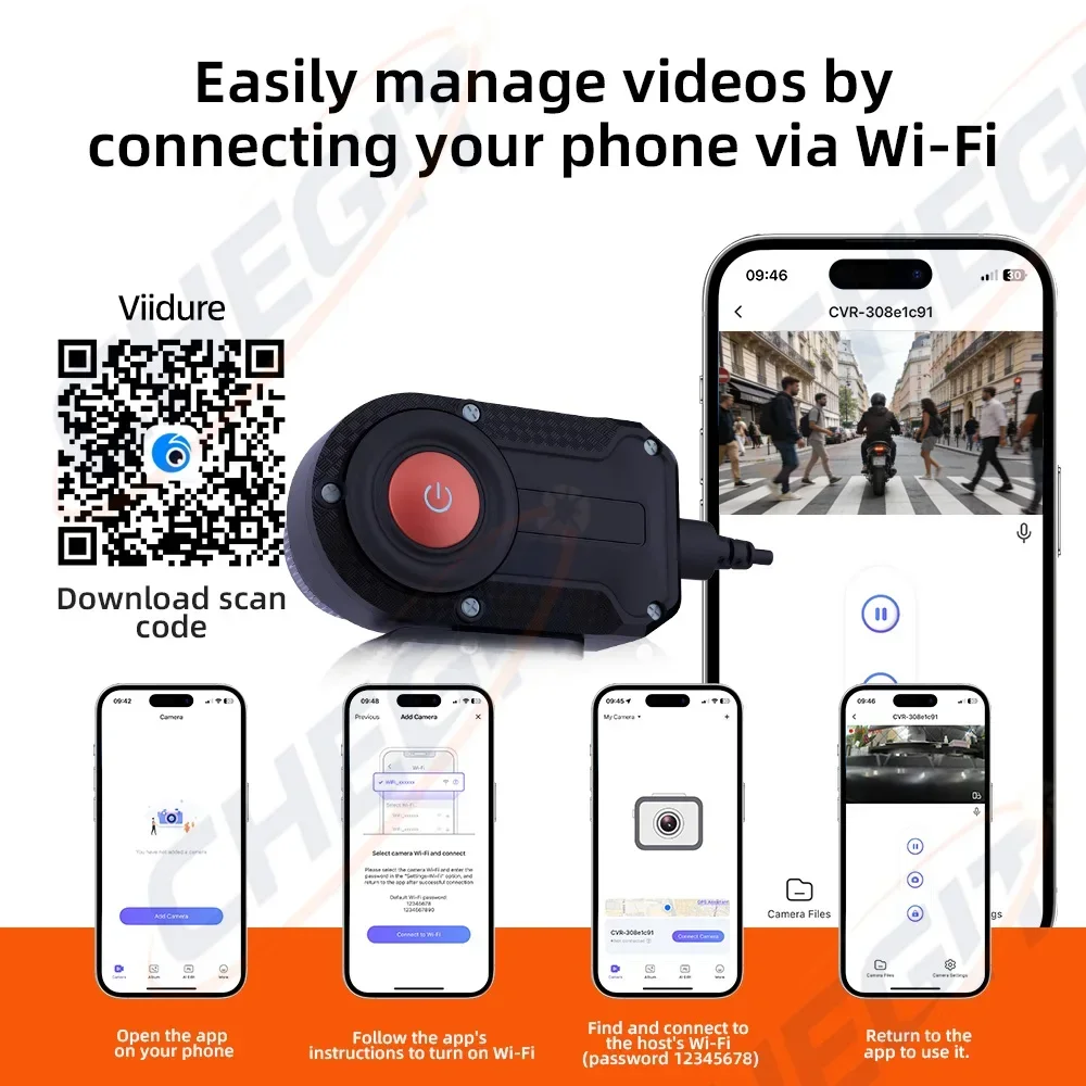 Dashcam per Moto 2K, Telecamer - Mountain Biking Images recensione e prezzo